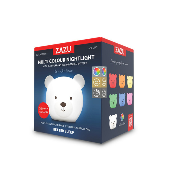 Zazu Bor de Beer Multicolor Nachtlampje ZA-BOR-01