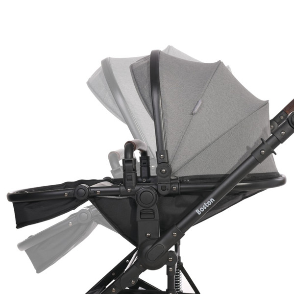 Lorelli Boston Lemon Curry 3-in-1 Kinderwagen met Spirit Autostoel