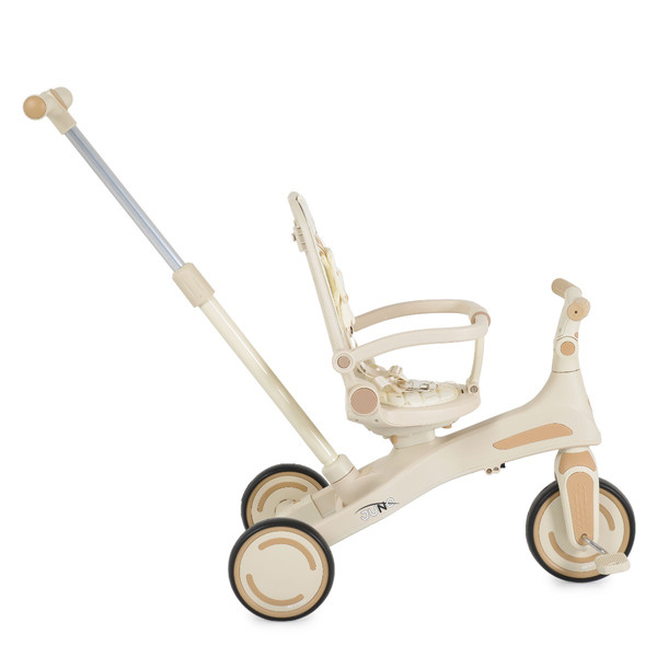 Byox Juno Beige 1-5 jaar Driewieler met Duwstang 112021