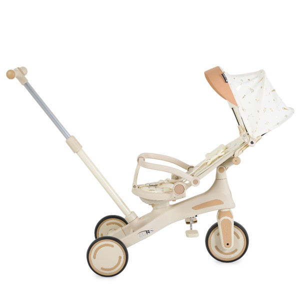 Byox Juno Beige 1-5 jaar Driewieler met Duwstang 112021