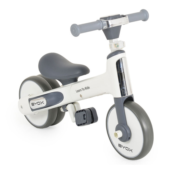 Byox Learn To Ride White 2-in-1 Loopfiets 111747