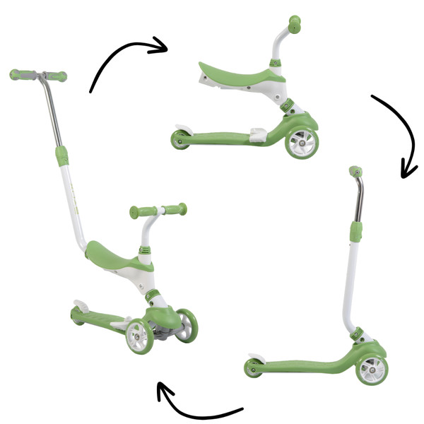Byox Tristar Green 3-in-1 Kinderstep 107310