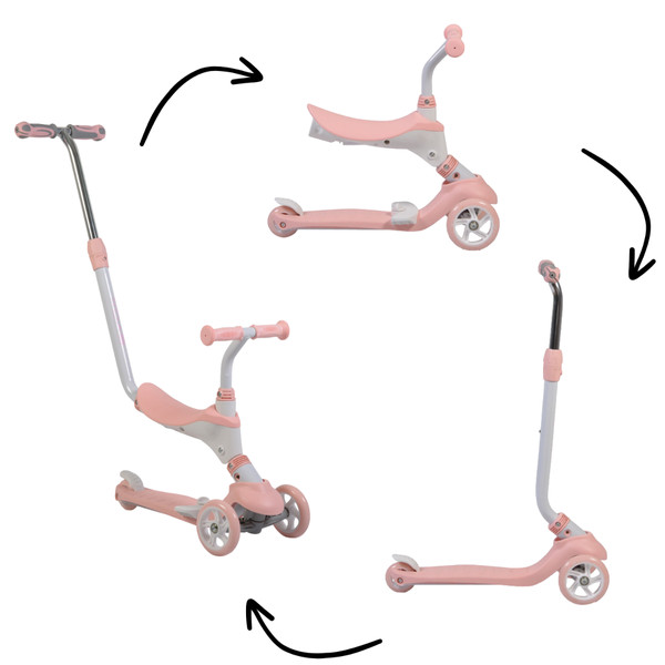 Byox Tristar Pink 3-in-1 Kinderstep 107311
