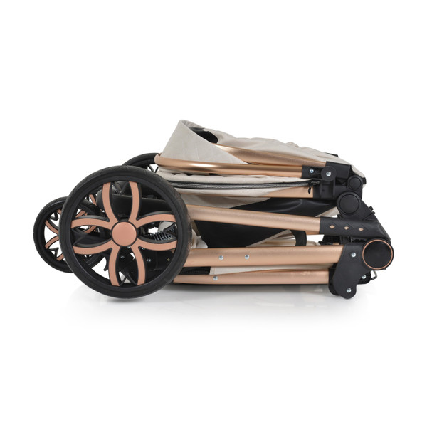 Cangaroo Alma Beige 3-in-1 Combi Kinderwagen incl. i-Size Autostoel