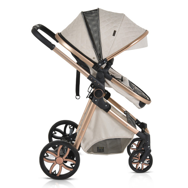 Cangaroo Alma Beige 3-in-1 Combi Kinderwagen incl. i-Size Autostoel