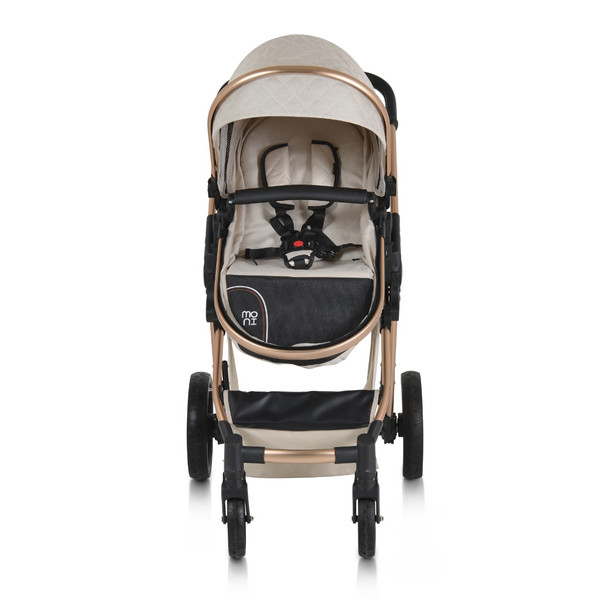 Cangaroo Alma Beige 3-in-1 Combi Kinderwagen incl. i-Size Autostoel