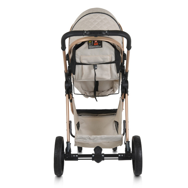 Cangaroo Alma Beige 3-in-1 Combi Kinderwagen incl. i-Size Autostoel