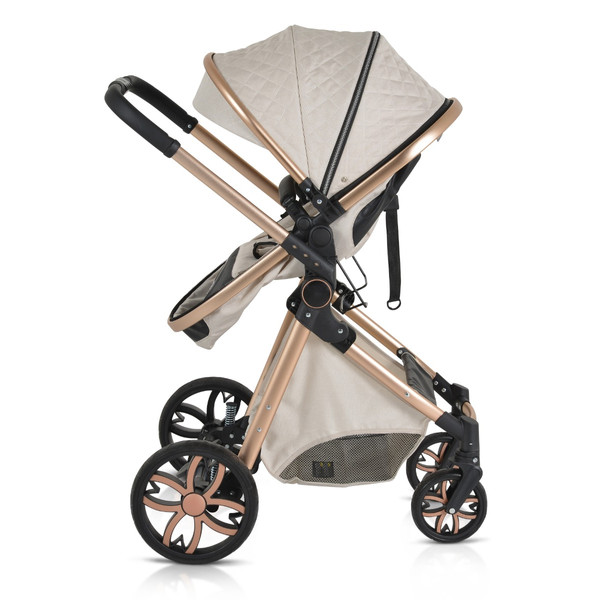 Cangaroo Alma Beige 3-in-1 Combi Kinderwagen incl. i-Size Autostoel