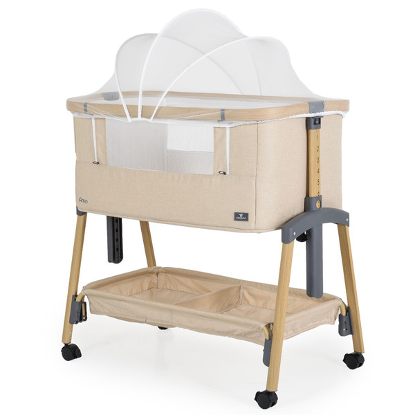 Cangaroo Amo Beige Wieg Aan Bed 13827