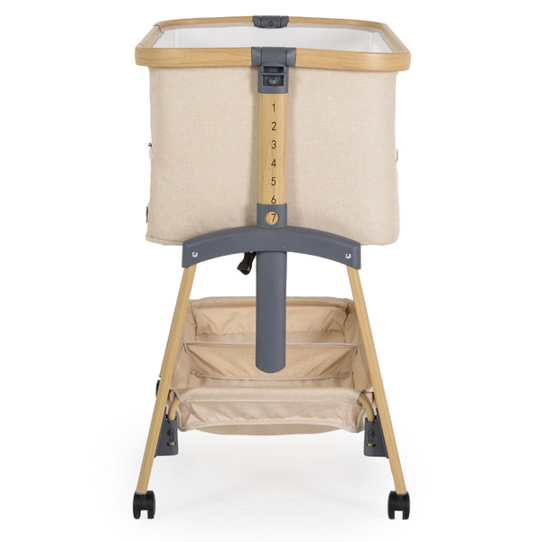 Cangaroo Amo Beige Wieg Aan Bed 13827