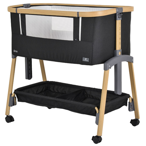 Cangaroo Amo Black Wieg Aan Bed 13830