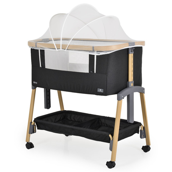 Cangaroo Amo Black Wieg Aan Bed 13830