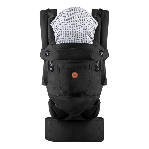 Cangaroo Bora Black Ergonomische Draagzak 13814
