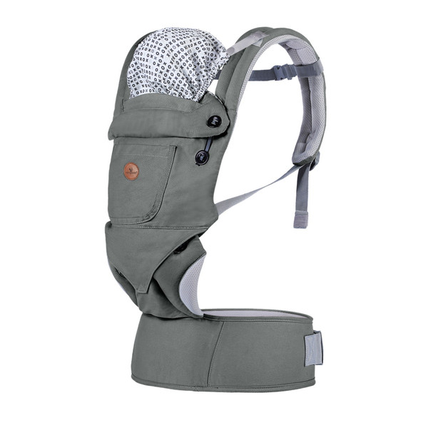 Cangaroo Bora Grey Ergonomische Draagzak 13813