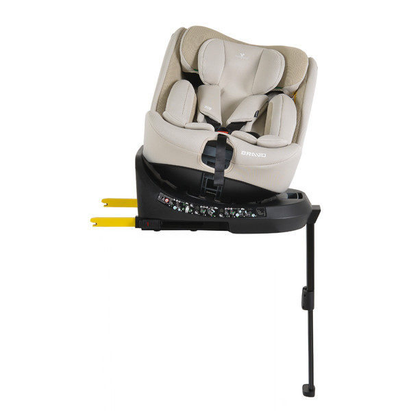 Weekendaanbieding: Cangaroo Bravo Vanilla Beige 40-150 cm 360° i-Size Autostoel