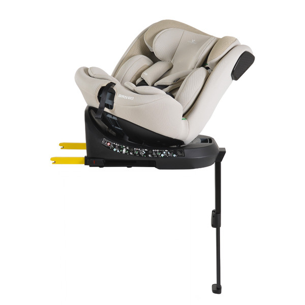 Weekendaanbieding: Cangaroo Bravo Vanilla Beige 40-150 cm 360° i-Size Autostoel