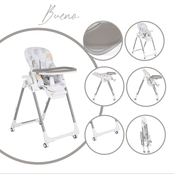 Cangaroo Bueno Grijs Kinderstoel 109979