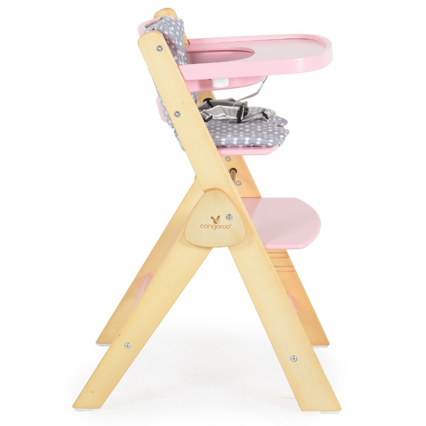 Cangaroo Caramel Pink 2-in-1 Meegroei Kinderstoel 111993