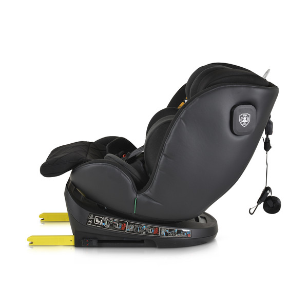 Cangaroo Castor Black 40-150 cm 360° i-Size Autostoel 110925