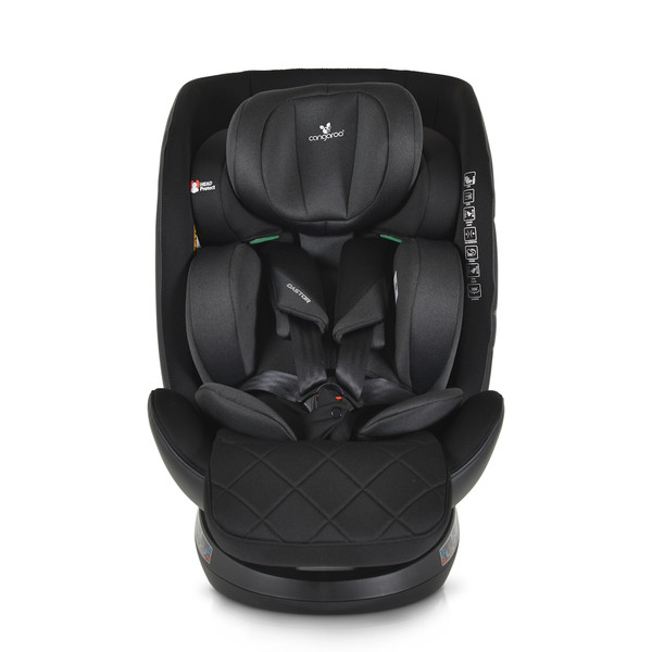 Cangaroo Castor Black 40-150 cm 360° i-Size Autostoel 110925