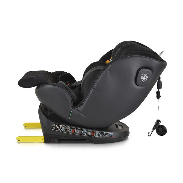 Cangaroo Castor Black 40-150 cm 360° i-Size Autostoel 110925