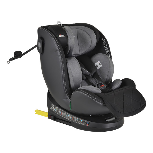 Cangaroo Castor Grey 40-150 cm 360° i-Size Autostoel 110924