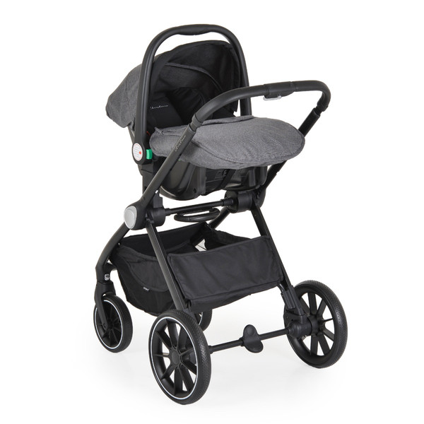 Cangaroo Christiano Dark Grey 3-in-1 Kinderwagen incl. i-Size Autostoel 110921