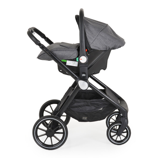 Cangaroo Christiano Dark Grey 3-in-1 Kinderwagen incl. i-Size Autostoel 110921