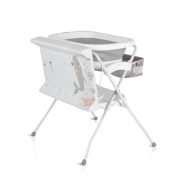 Cangaroo Como Grey Opvouwbare Badset met Badstandaard 112232