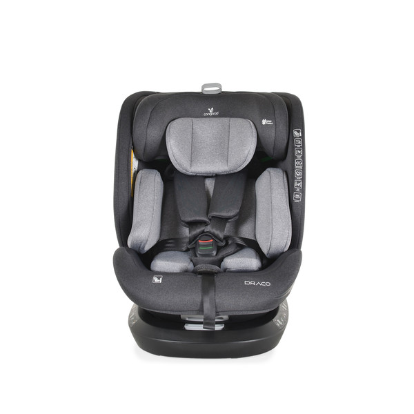 Cangaroo Draco Grey 40-150 cm 360° i-Size Autostoel 110930