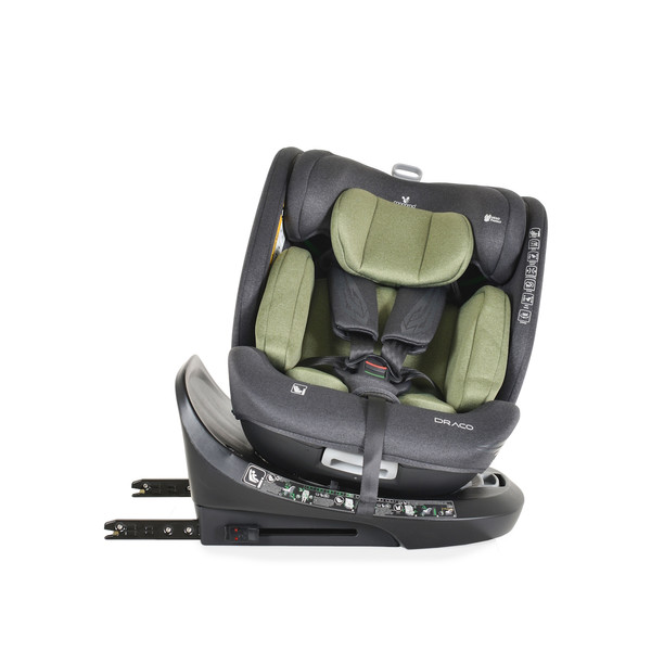 Cangaroo Draco Olive Green 40-150 cm 360° i-Size Autostoel 110929