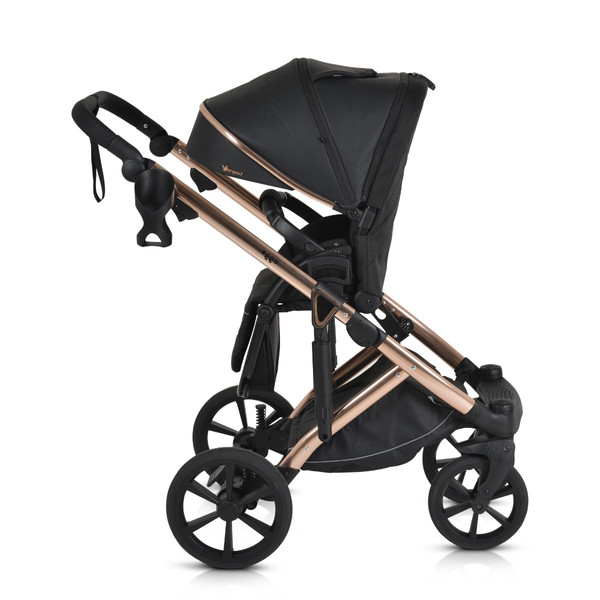 Cangaroo Eggo Caviar Black 3-in-1 Kinderwagen