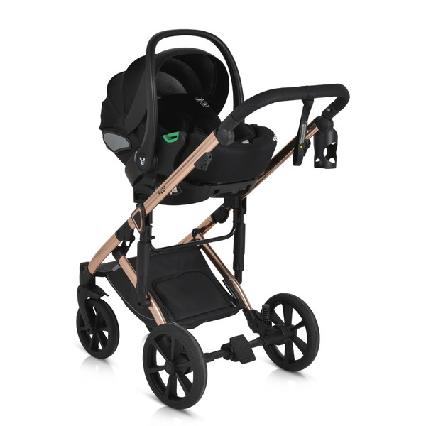 Cangaroo Eggo Caviar Black 3-in-1 Kinderwagen