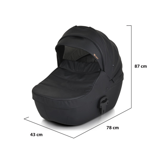 Cangaroo Eggo Caviar Black 3-in-1 Kinderwagen