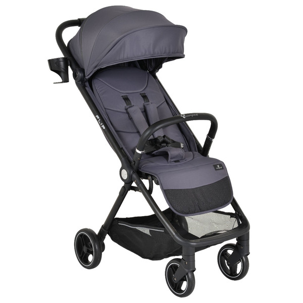 Cangaroo Flip Obsidian Grey Wandelwagen
