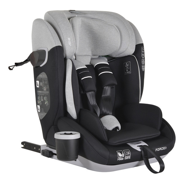 Cangaroo Force Grey Isofix 76-150 cm i-Size Autostoel 111407