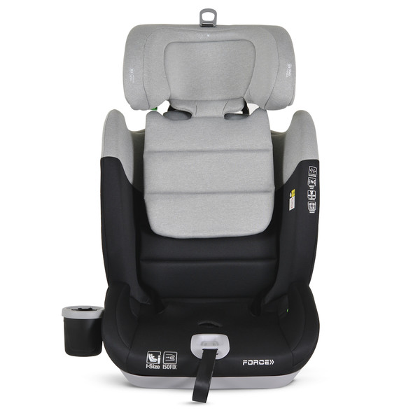 Cangaroo Force Grey Isofix 76-150 cm i-Size Autostoel 111407