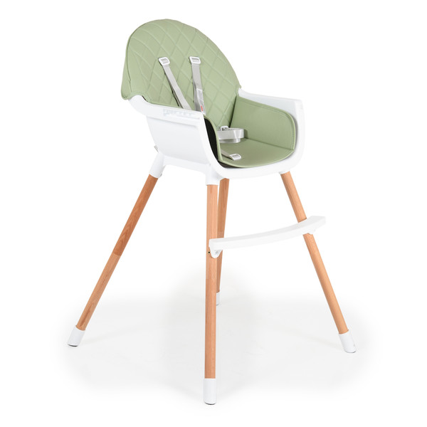 Cangaroo Gelato Green 2-in-1 Houten Kinderstoel