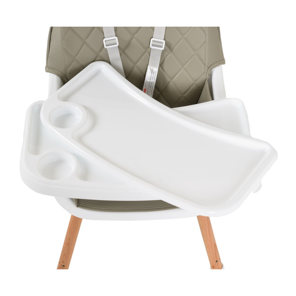 Cangaroo Gelato Grey 2-in-1 Houten Kinderstoel