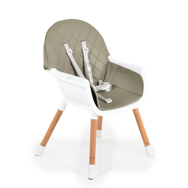 Cangaroo Gelato Grey 2-in-1 Houten Kinderstoel