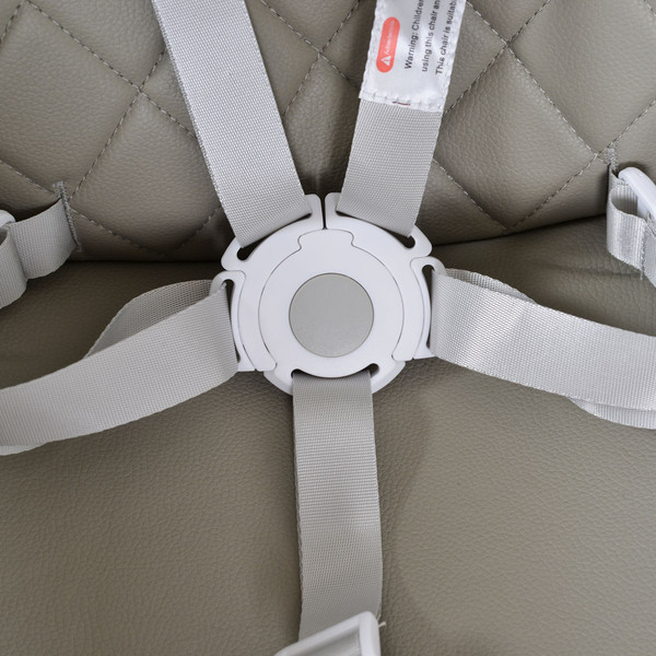 Cangaroo Gelato Grey 2-in-1 Houten Kinderstoel