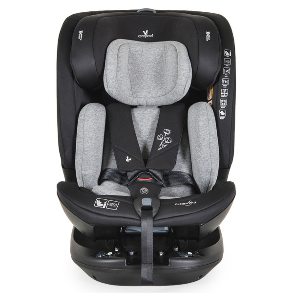 Cangaroo Gravity Grey 40-150 cm i-Size Autostoel 111405