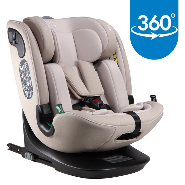 Cangaroo GTS Sandstone 40-150 cm 360° i-Size Autostoel P12