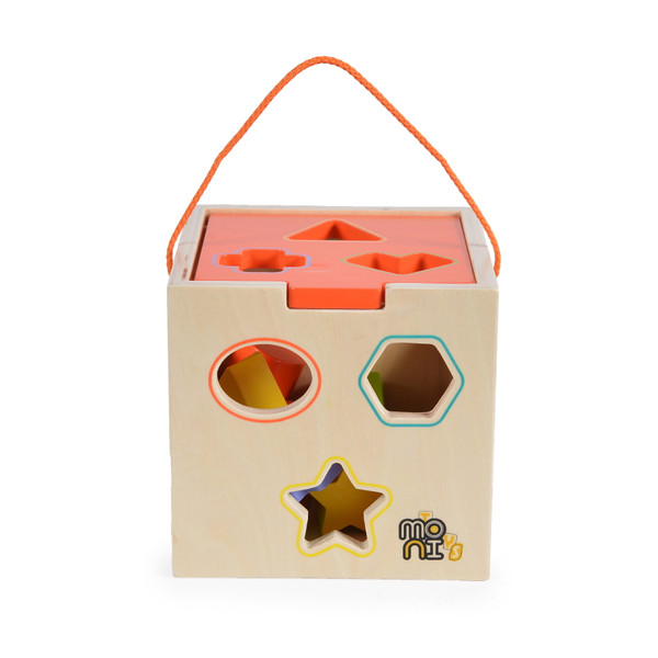 Moni Toys Houten Kubus Vormenstoof 109202
