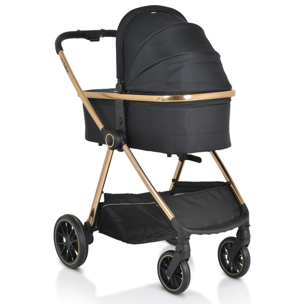 Cangaroo Hydra Black 3-in-1 Kinderwagen Incl. i-Size Autostoel
