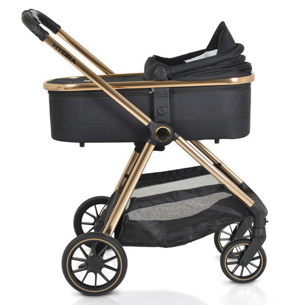 Cangaroo Hydra Black 3-in-1 Kinderwagen Incl. i-Size Autostoel