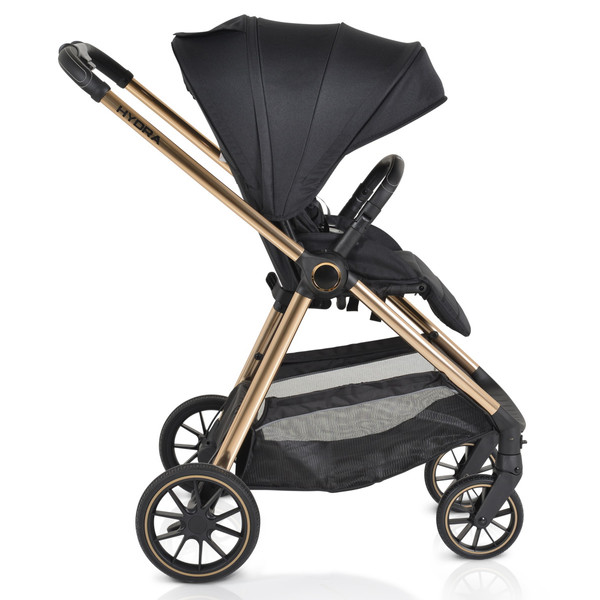 Cangaroo Hydra Black 3-in-1 Kinderwagen Incl. i-Size Autostoel