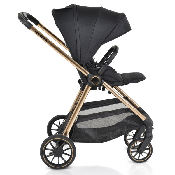 Cangaroo Hydra Black 3-in-1 Kinderwagen Incl. i-Size Autostoel