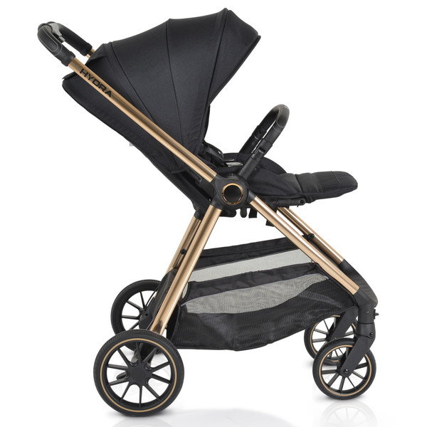 Cangaroo Hydra Black 3-in-1 Kinderwagen Incl. i-Size Autostoel