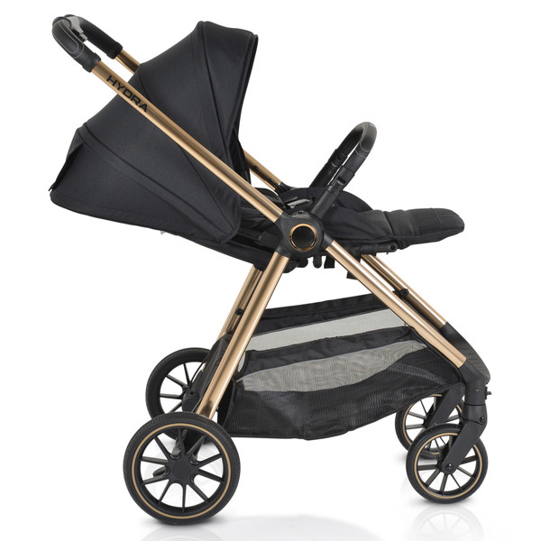 Cangaroo Hydra Black 3-in-1 Kinderwagen Incl. i-Size Autostoel